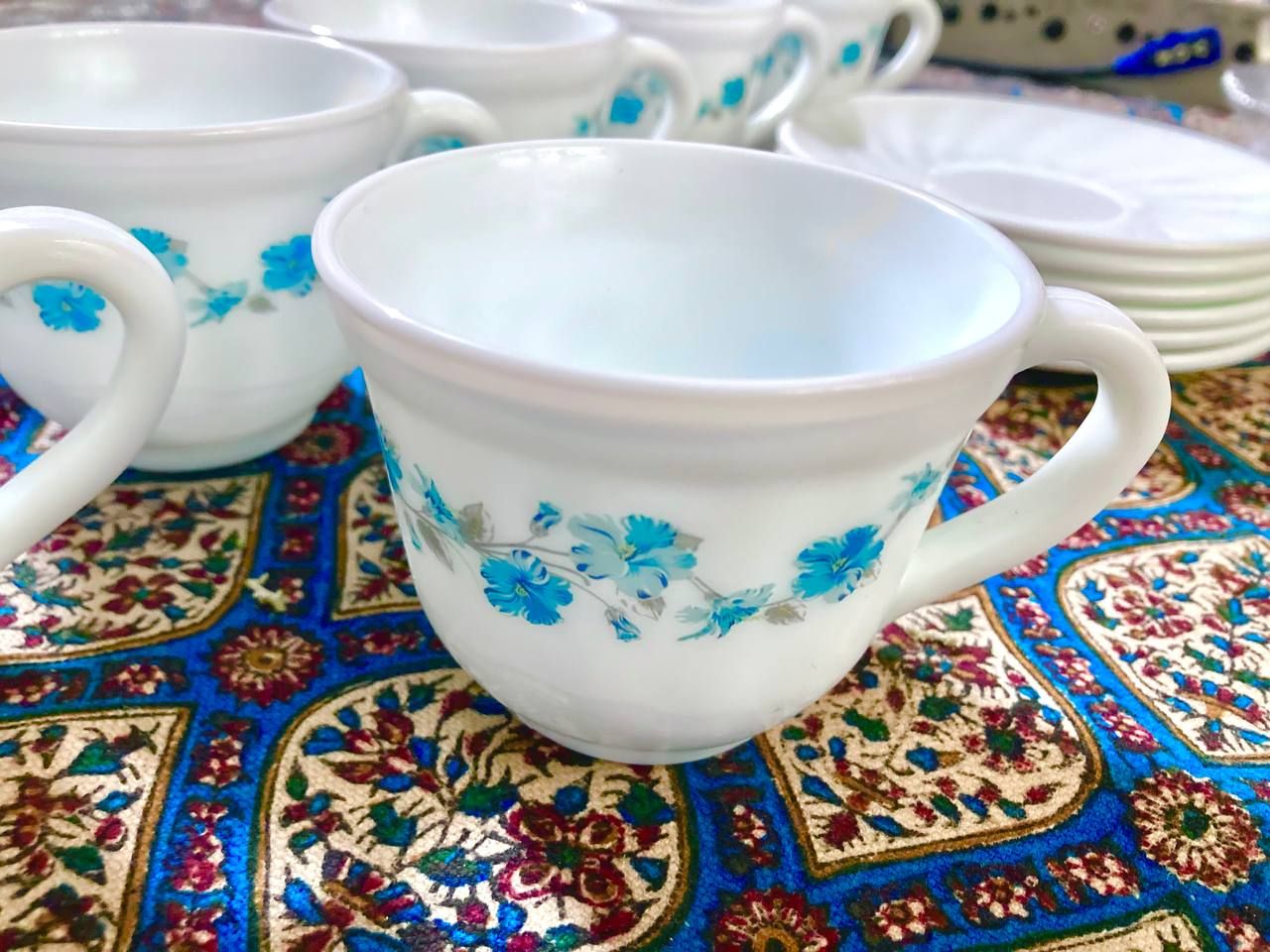 سرویس 12 پارچه چای خوری فنجان و نعلبکی آرکوپال پارس اپال کد 768