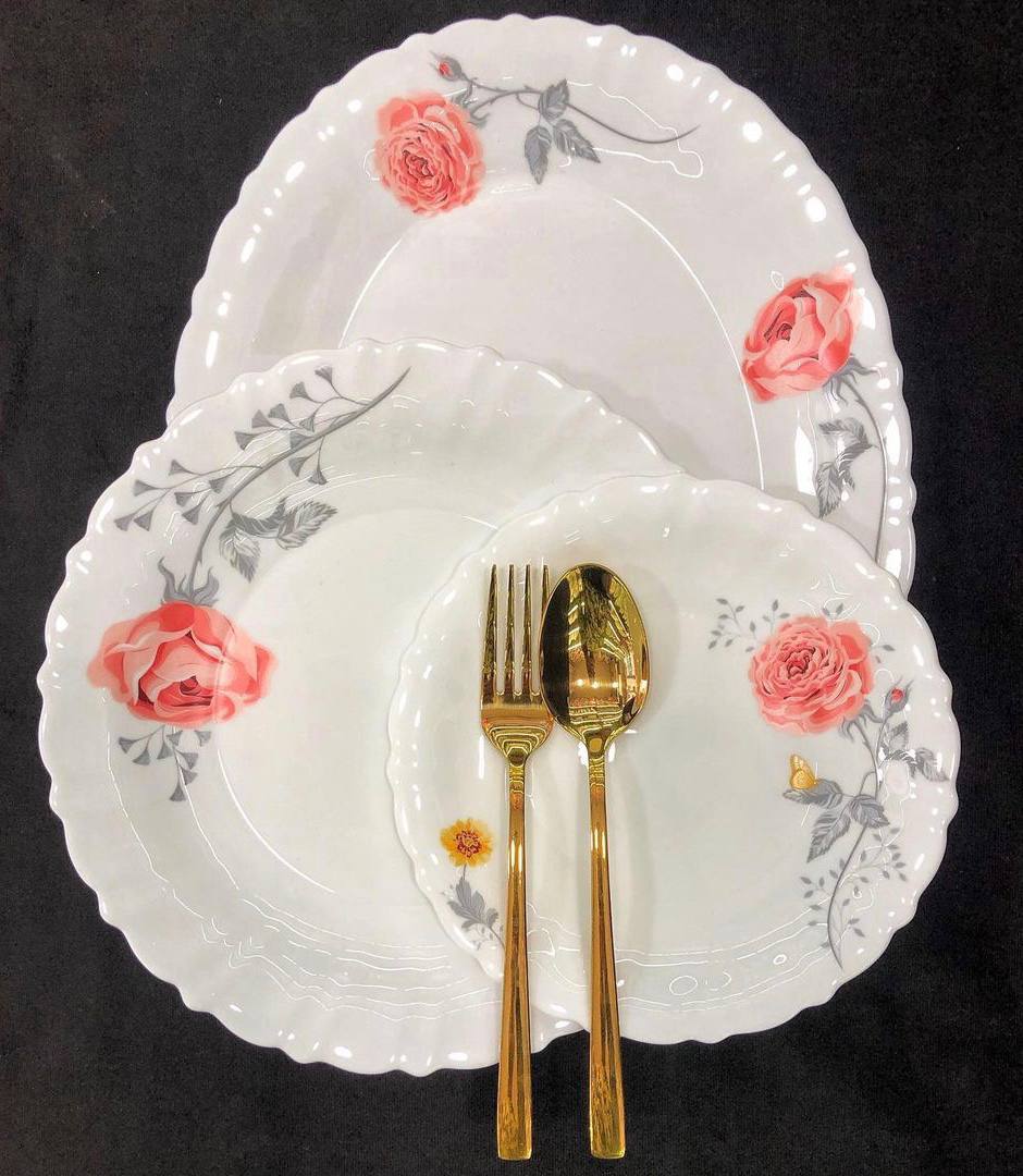 سرویس آرکوپال 28 پارچه پارس اپال کد 300 طرح مانلی