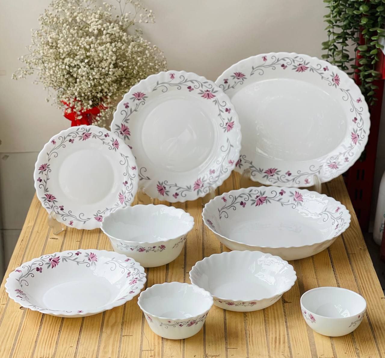 سرویس آرکوپال 28 پارچه پارس اپال کد 124 طرح لیندا